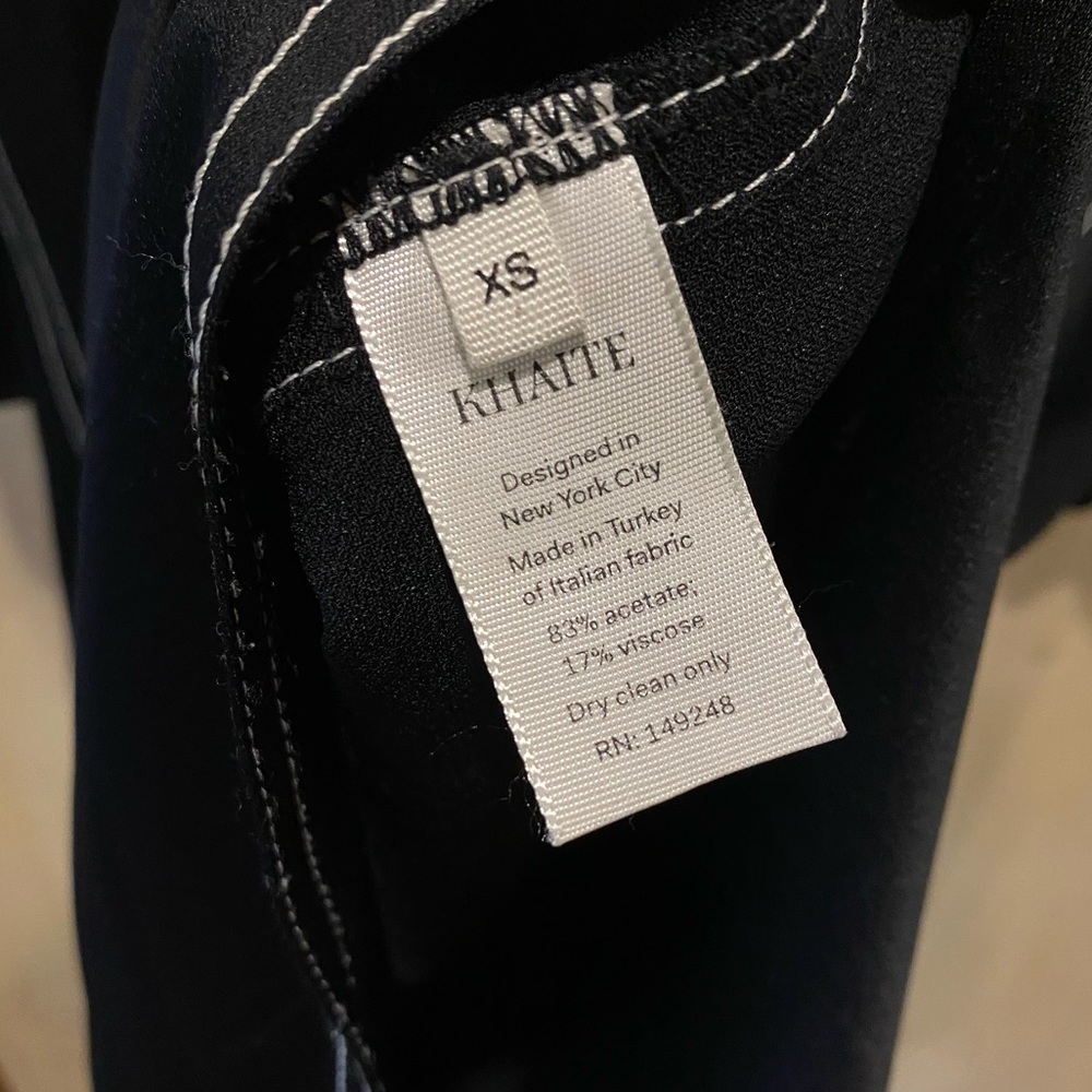 Khaite Everyday Silky Dress in Black - Picture 8 of 9